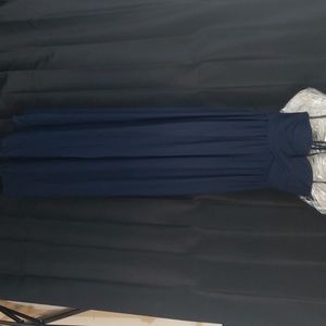 Dark navy blue formal dress